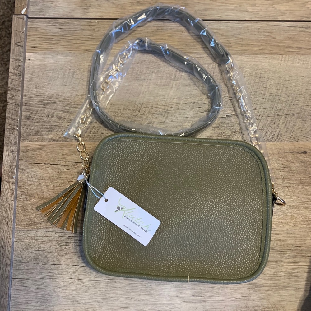NWT Olive Green Shoulder Bag
